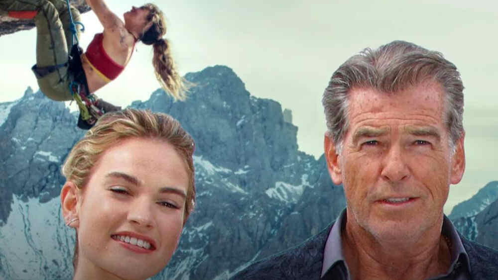 Pierce Brosnan e Lily James protagonisti del remake di Cliffhanger