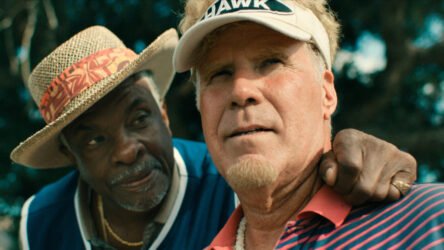 The Hawk recensione: Will Ferrell nei panni di Lonnie Hawkins durante un torneo di golf nella comedy Netflix.