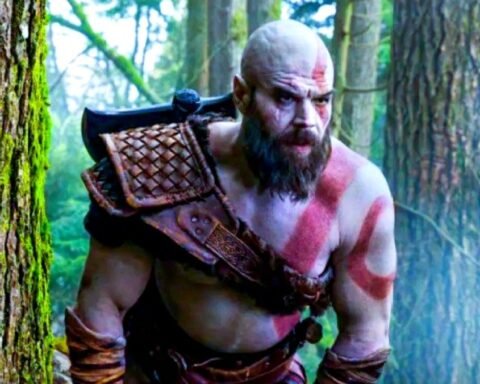 Ryan Hurst nei panni di Kratos prima dell’infortunio che ha portato al recasting della serie God of War