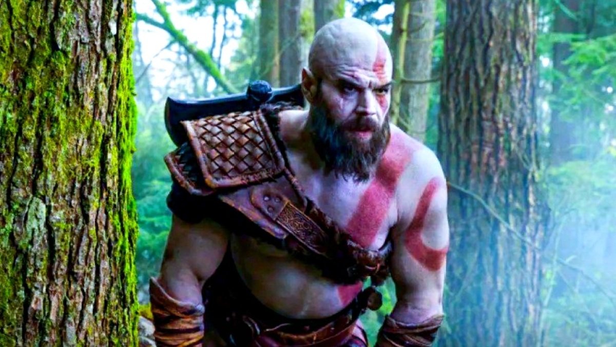 Ryan Hurst nei panni di Kratos prima dell’infortunio che ha portato al recasting della serie God of War