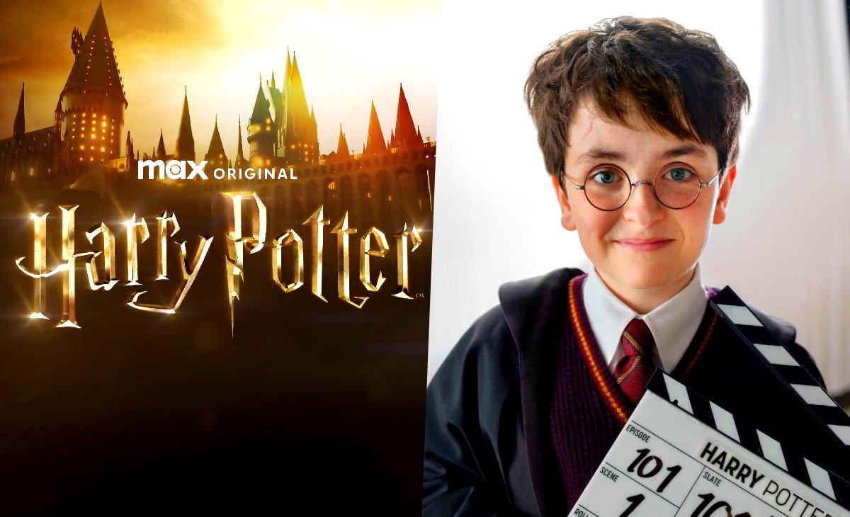 Dominic McLaughlin nei panni di Harry Potter nella serie HBO
