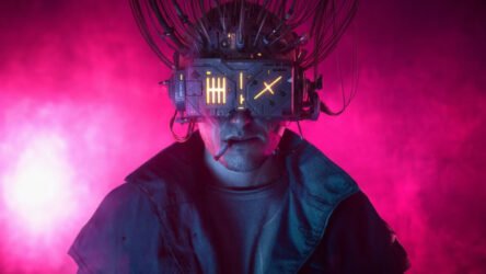Key art ufficiale di Neuromancer con Callum Turner nella serie Apple TV