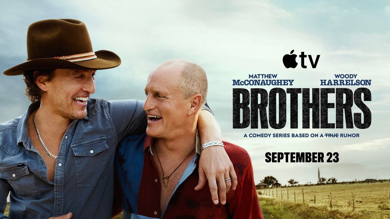 Matthew McConaughey e Woody Harrelson nella serie Brothers di Apple TV