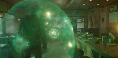 Lanterns 1x05 recensione: Hal Jordan e John Stewart affrontano Zoe, il Manhunter, in Light Out