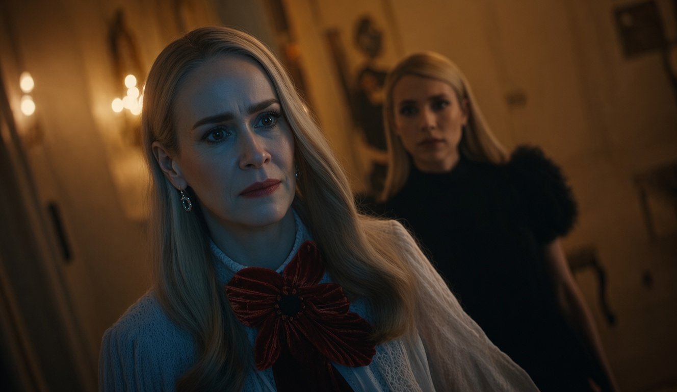 Recensione American Horror Story 13x01, Sarah Paulson e Emma Roberts nella tredicesima stagione