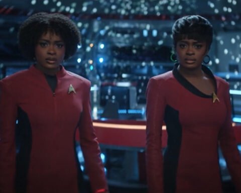 Star Trek Strange New Worlds 4x10 recensione: Uhura e Kirk nell'Enterprise di Tomorrow's Enterprise