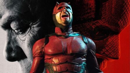 Charlie Cox nei panni di Daredevil in Daredevil: Rinascita, che si concluderà con la 3° stagione su Disney+