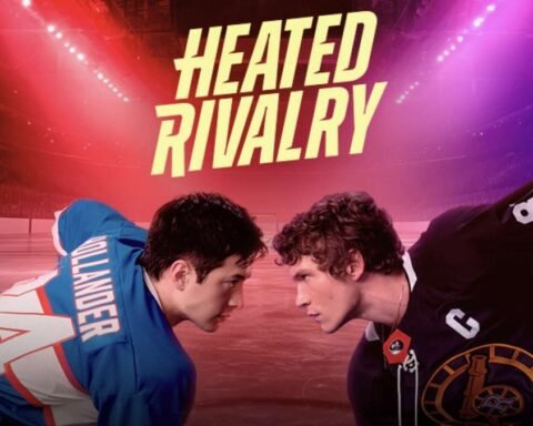 Hudson Williams e Connor Storrie come Shane Hollander e Ilya Rozanov in Heated Rivalry