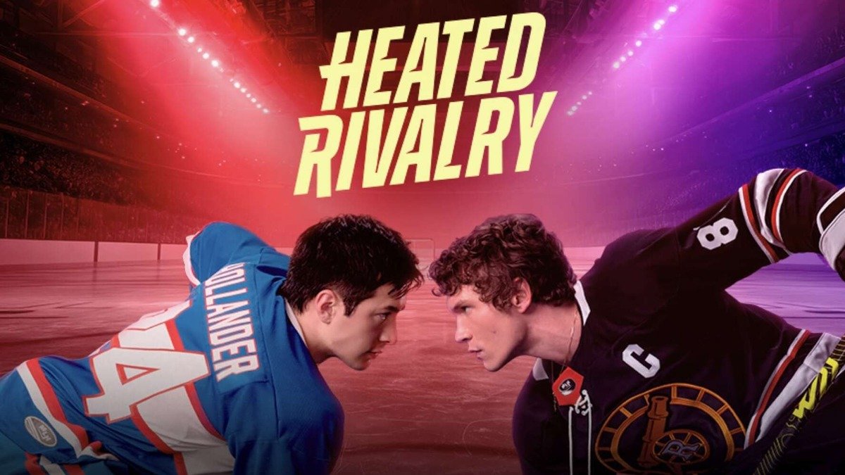 Hudson Williams e Connor Storrie come Shane Hollander e Ilya Rozanov in Heated Rivalry