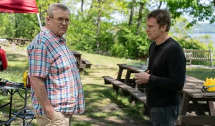 Dexter: Resurrection 2x01: Michael C. Hall e Eric Mayor Stonestreet nella première della seconda stagione di Dexter: Resurrection.