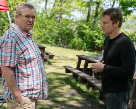 Dexter: Resurrection 2x01: Michael C. Hall e Eric Mayor Stonestreet nella première della seconda stagione di Dexter: Resurrection.