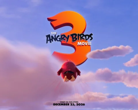 Red nel materiale promozionale animato di The Angry Birds Movie 3