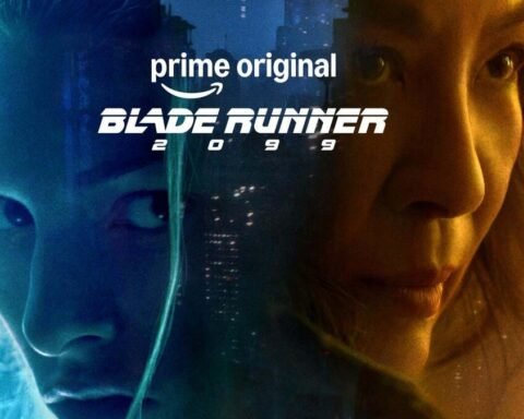Michelle Yeoh e Hunter Schafer nei ruoli di Olwen e Cora nella serie Blade Runner 2099 di Prime Video