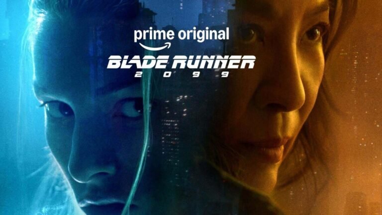 Michelle Yeoh e Hunter Schafer nei ruoli di Olwen e Cora nella serie Blade Runner 2099 di Prime Video