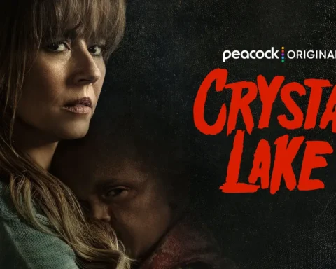 Grafica promozionale della serie horror Crystal Lake, prequel di Venerdì 13