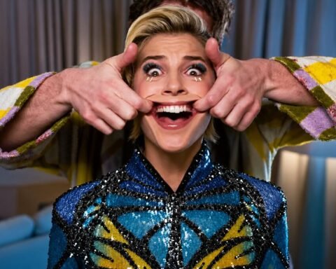 Immagine promozionale di Smile 2, franchise horror Paramount che proseguirà con Smile 3 diretto da David Bruckner.