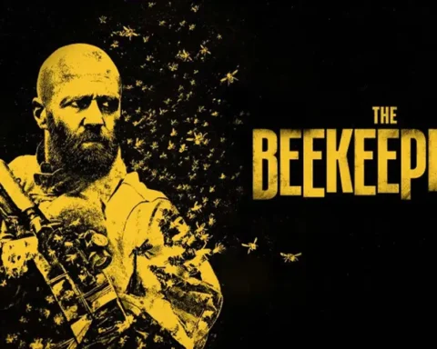 Jason Statham in un'immagine promozionale di The Beekeeper 2