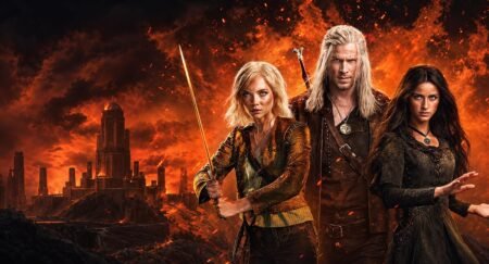Liam Hemsworth nei panni di Geralt di Rivia nella quinta e ultima stagione di The Witcher