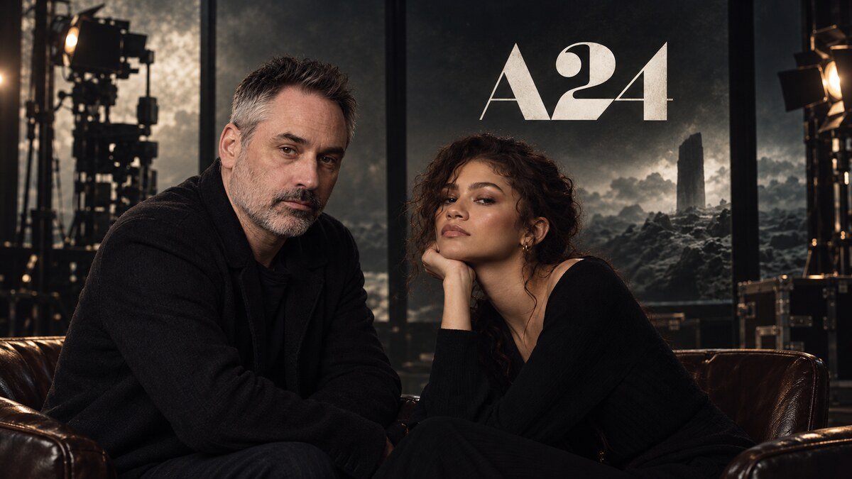 Zendaya e il regista Alex Garland, che collaboreranno a un nuovo film di fantascienza prodotto da A24.